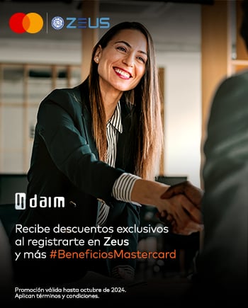 Recibe descuentos exclusivos en Zeus